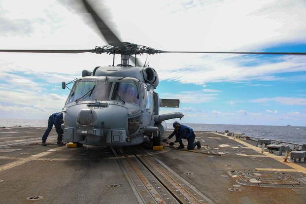 U.S. Navy recovers sunken MH-60 Black Hawk helicopter from the depths of the Mediterranean&nbsp;Sea