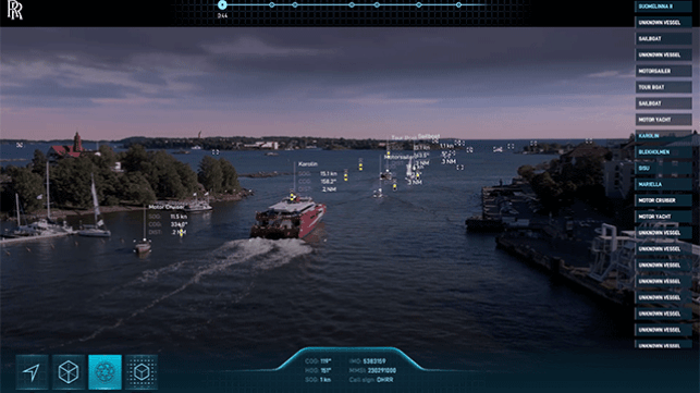 rolls royce navigational system