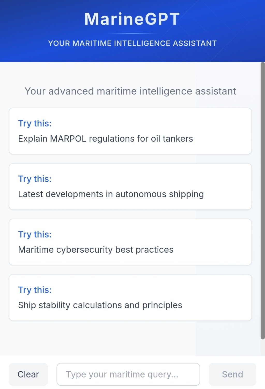 MarineGPT.in: Revolutionizing Maritime Operations with Advanced AI&nbsp;Technology